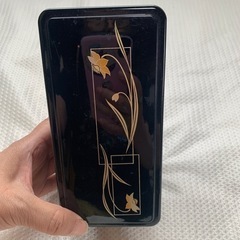 塗2段弁当箱　未使用　インテリア　和雑貨　収納箱　小物入れ　1134の画像