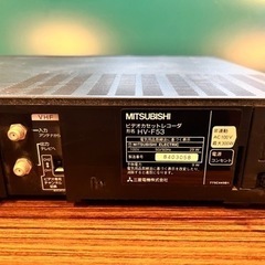 （壊れています）ビデオデッキ　三菱の画像