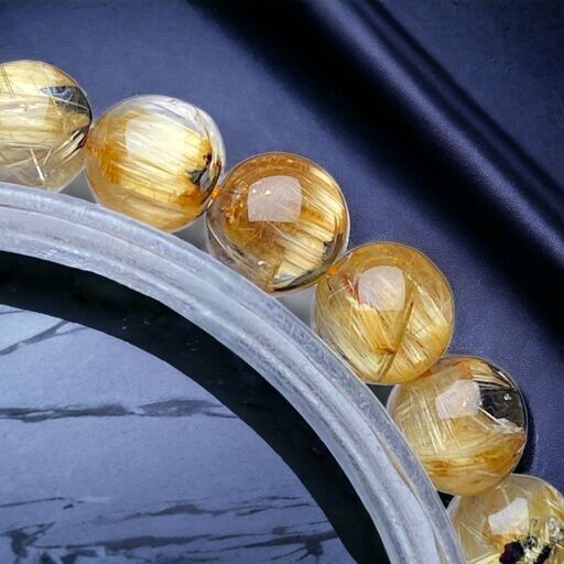 太陽放射タイチンルチル[SLDj]超品位　7.5mm　16.5cm