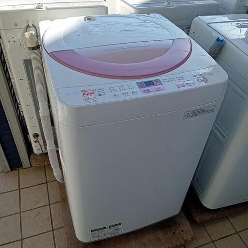 ★【シャープ】全自動洗濯機　穴無し洗濯槽　2016年製　6k (ES-GE6A)【3ヶ月保証付き★送料に設置込み】自社配送時代引き可※現金、クレジット、スマホ決済対応※