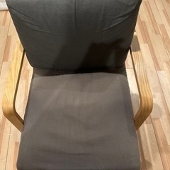 無印良品　リビングでもダイニングでもつかえるソファチェア・オーク材の画像