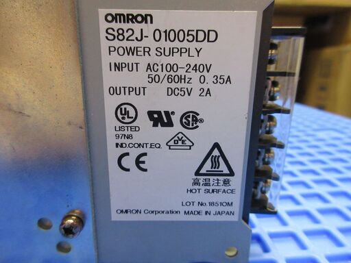 Omron  スイッチング・パワーサプライ  S82J-01005DD