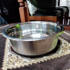 犬の大きいご飯　水入れステンレス美品の画像