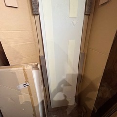 縦　鏡　化粧品台の画像