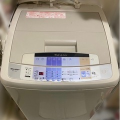 あげます！！現役稼動品【洗濯機／7kg】シャープ SHARP E...