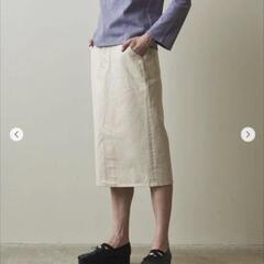 新品未使用　Steven Alan　14OZ DENIM TIGHT SKIRTの画像