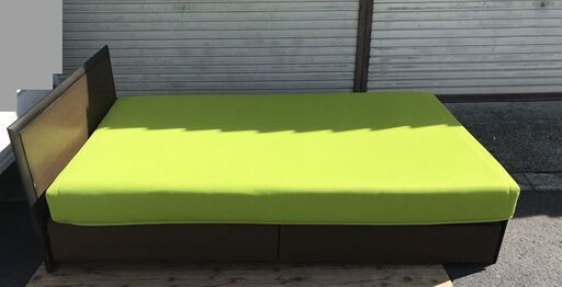 大塚家具製造販売 セミダブルベッド マットレスセット 幅120cm×奥行200cm×高さ70cm