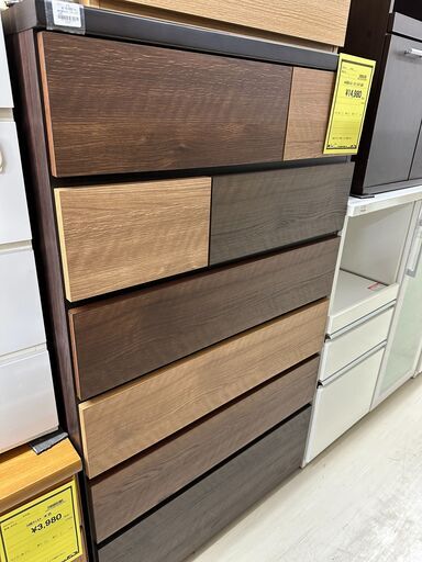 ジモティ来店特価!!　6段チェスト　ニトリ　ランダム80　　J-0914