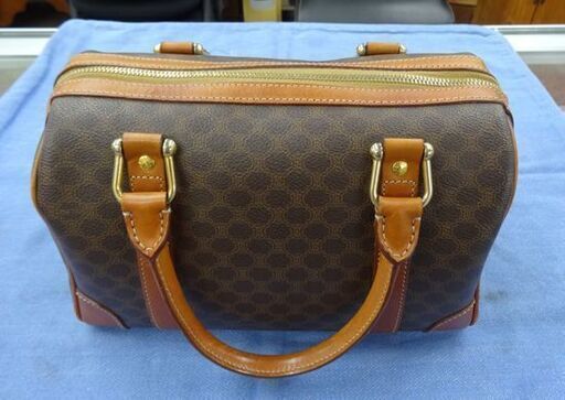 セリーヌ CELINE ボストンバッグ マカダム柄 ミニボストン オールドセリーヌ 西岡店