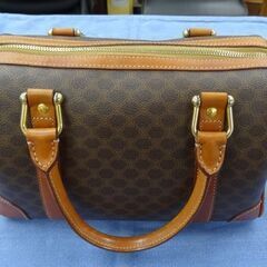 セリーヌ CELINE ボストンバッグ マカダム柄 ミニボストン オールドセリーヌ 西岡店の画像