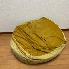 無印良品　ビーズクッション　人をダメにするソファ　大