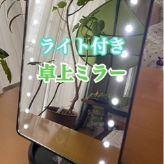 ★新品★LEDライト付き卓上女優ミラー 