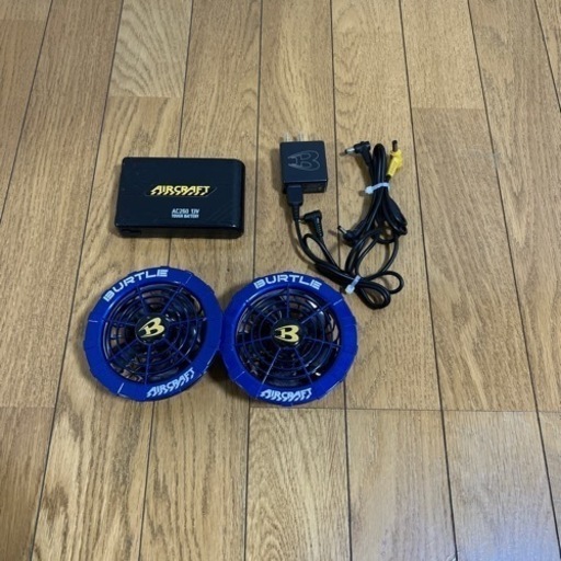 バートル13V空調ファン（バッテリー\u0026ファン\u0026ケーブルセット）