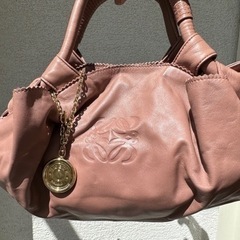 ロエベ　LOEWE ナッパ　アイレ　ピンクブラウンの画像