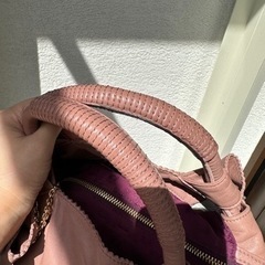 ロエベ　LOEWE ナッパ　アイレ　ピンクブラウンの画像