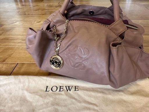 ロエベ　LOEWE ナッパ　アイレ　ピンクブラウン