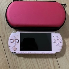 ＰＳＰ本体とケースとソフト3つ