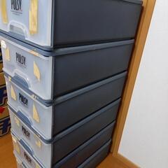 プラスチック　引き出し衣装ケースの画像
