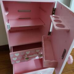 9/6まで　マザーガーデン　冷蔵庫(木製おもちゃ)の画像