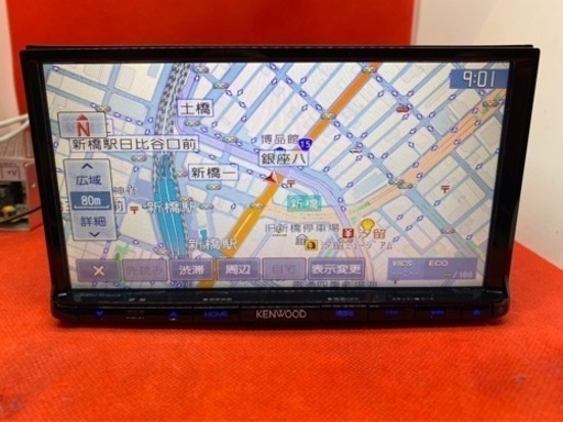 KENWOOD上級　2023地図　MDV-D503 新品パーツ＋新品バックカメラ　こ6