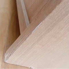 タモ材 学習机の画像