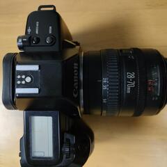 Canon キャノン EOS650 + 300EZストロボ 一眼レフカメラ　の画像