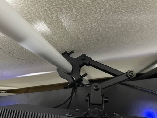 デュアルモニター27インチモニターアーム突っ張り棒 (ゆのみや) 湖山の