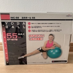 【未使用】バランスボール　ヨガボール　エアーポンプ付き