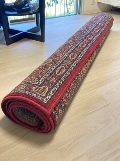 IKEAの大判ラグ　じゅうたん　170×230cm  ペルシャ柄