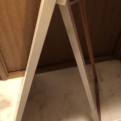 【お渡し先決まりました】スタンドミラー(オフホワイト)の画像