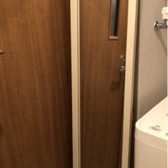 【お渡し先決まりました】スタンドミラー(オフホワイト)