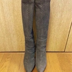スエード　ブーツ　銀座カネマツ　