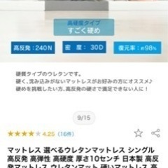 高反発マットレスの画像