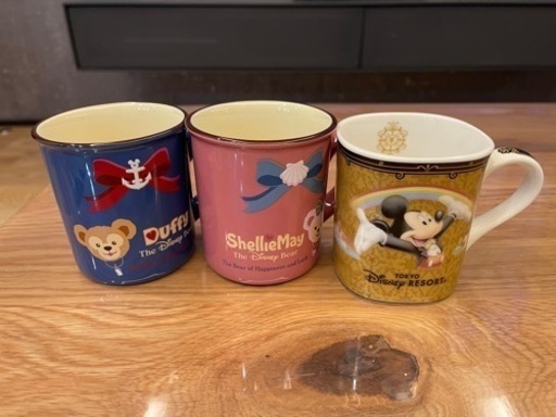 ディズニー　マグカップ　ダッフィー　シェリーメイ　ミッキー