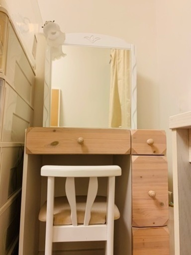 【美品】鏡台