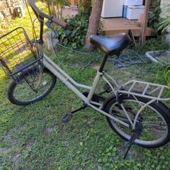 小型自転車 オフホワイト