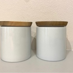 【2点セット】IKEAシュガー＆ソルトポット
