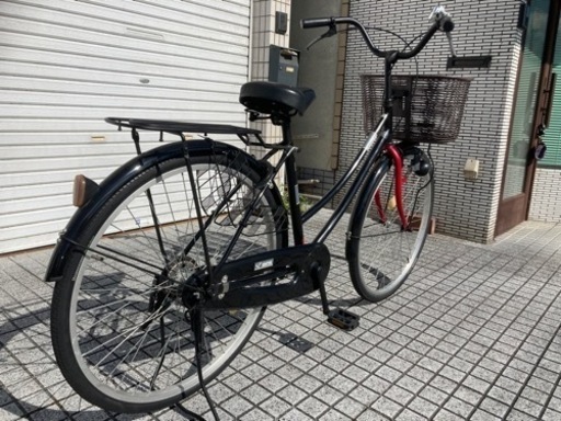 【26インチ自転車】変速なし　ブリヂストン製リヤタイヤ新品❗️若林自転車　膳所店　SALE中❗️