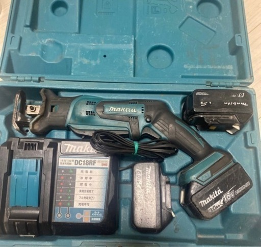お得セット　JR184D レシプロソー　18V + 充電器 DC18RF ＋　バッテリーBL1860 2個　＋　BL1830 1個
