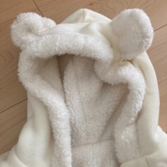 くま耳と刺繍が可愛いポンチョ♪の画像