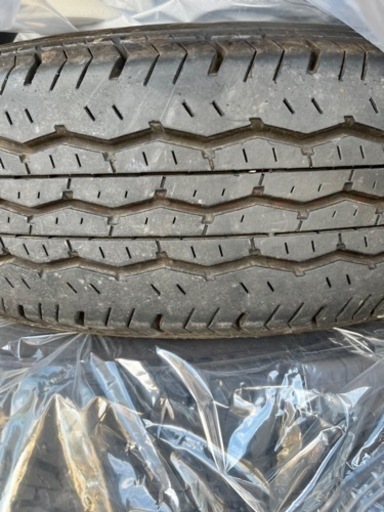 バリ山　195/80R15 LT 107/105Lブリヂストンエコピア BRIDGESTONE ECOPIA RD-613 4本 ハイ