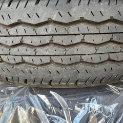 バリ山　195/80R15 LT 107/105Lブリヂストンエコピア BRIDGESTONE ECOPIA RD-613 4本 ハイエース NV350キャラバンの画像