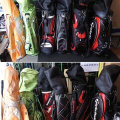 【完売しました。】難あり、訳ありキャディバッグ６個（画像）■1個...