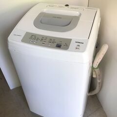 都内近郊送料無料 日立 洗濯機 5㎏ NW-H53 2018年製