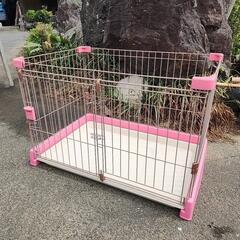 最終値下げ！激安！richell ペットゲージ ピンクの画像