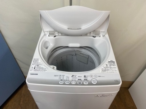 I390 ? TOSHIBA 洗濯機（4.2㎏） ⭐ 動作確認済 ⭐ クリーニング済 ヨドバシ.com - 東芝 TOSHIBA 全自動洗濯機 4.2kg ホワイト系 AW-4S3(W 