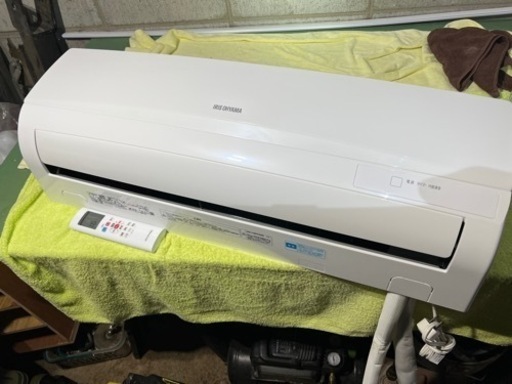 【取引中】アイリスオーヤマ　ルームエアコン　2018年製　室内機クリーニング済み　6畳用