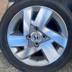 純正アルミホイール　165/55R14 22年式ゼストスパークの画像