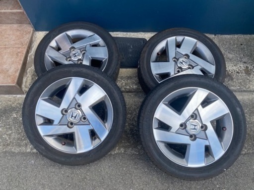 純正アルミホイール　165/55R14 22年式ゼストスパーク