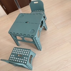 コンパクトテーブル&コンパクトチェアー